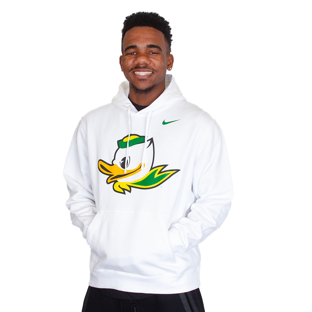 Fighting Duck, Nike, White, Hoodie, Men, Unisex, Large icon, Sweatshirt, Pullover, 873233